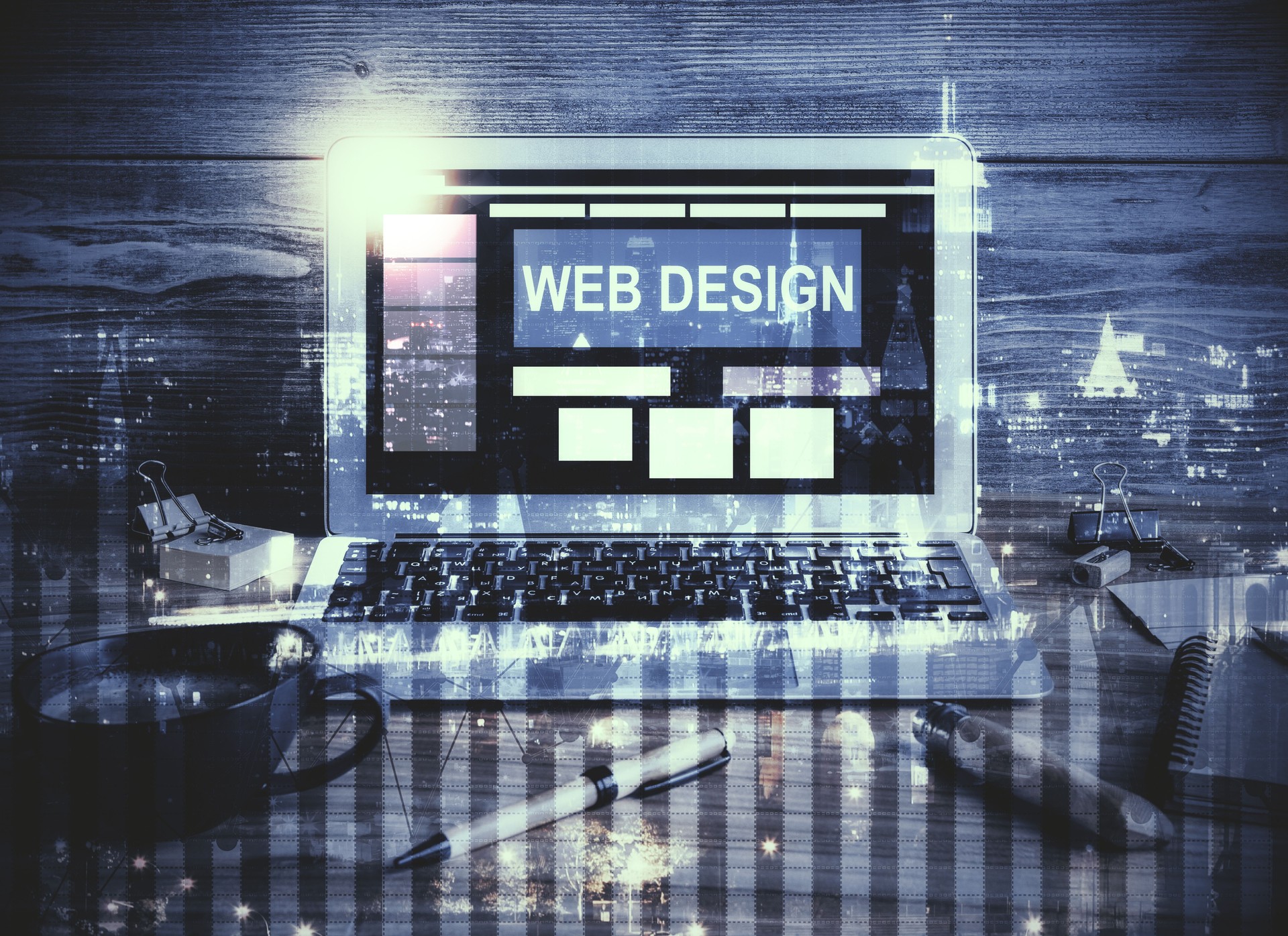 Multiexposure de lieu de travail pour le design Web